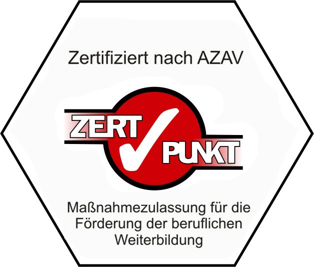 Logo der AZAV.